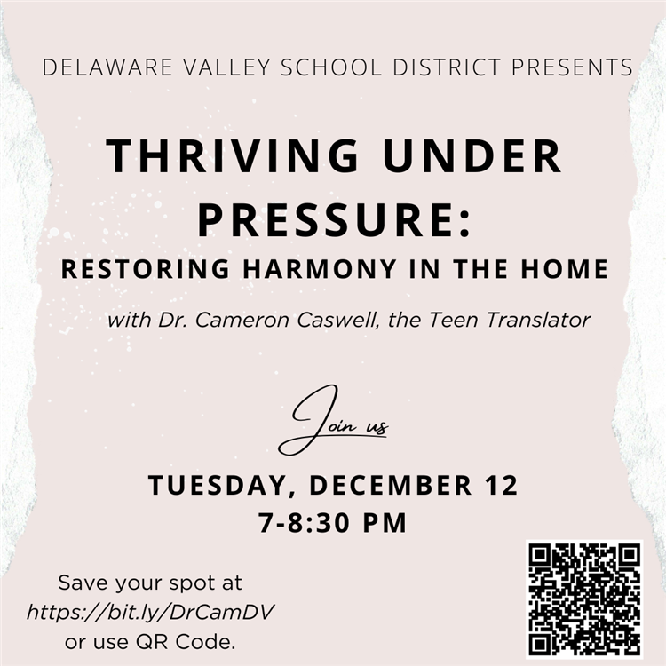  Parent Training Opportunity